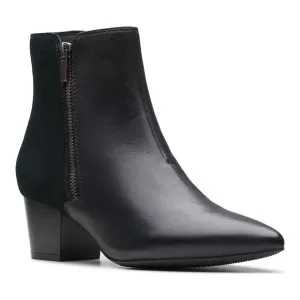 Clarks Ellanie Vibe Women's Leather/Suede  Ankle Boots Sz 9