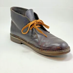 Clarks Original Desert Boot Men's 8 Brown Beeswax Leather Lace Up Comfort Shoes