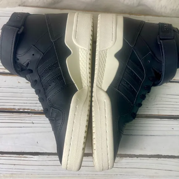 CLEAN Size 8 - adidas Forum 84 High Black Sparkle Rhinestone Women's Shoes