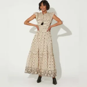 Cleobella 100% Cotton Indira Ankle Dress - Delilah Large