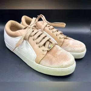 Cloe Factory Store,‎ Womens Size:9, Tan and White Sneakers, Pre-Owned