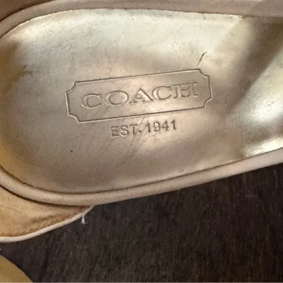 Coach Brynn Platform Sandals Heels Leather 9