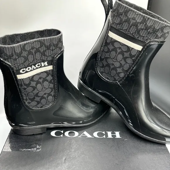 Coach RIVINGTON Black Boots