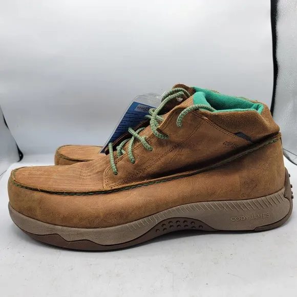 Cody James Mens Size 13 Brown Sport Blutcher Tyche Casual Lace-Up Comp Work Boot
