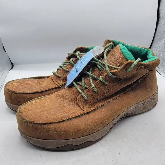 Cody James Mens Size 13 Brown Sport Blutcher Tyche Casual Lace-Up Comp Work Boot