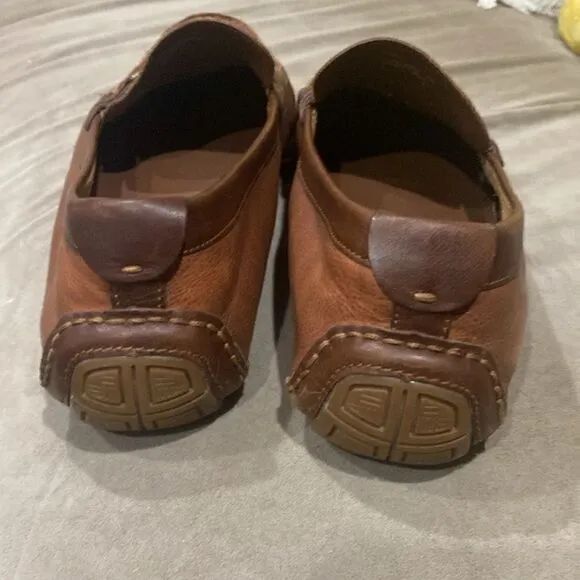Cole Haan Brown Leather Slip On Loafer Shoes Size 13 Medium