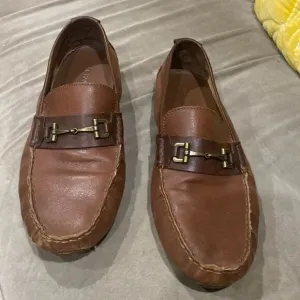 Cole Haan Brown Leather Slip On Loafer Shoes Size 13 Medium