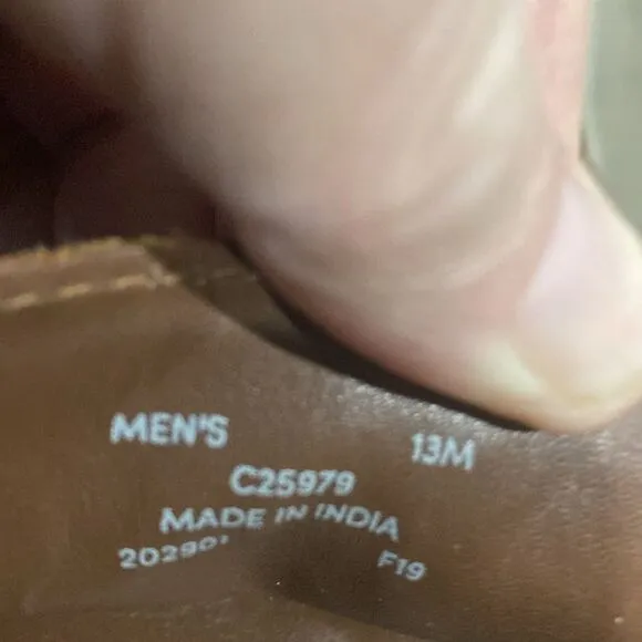 Cole Haan Brown Leather Slip On Loafer Shoes Size 13 Medium