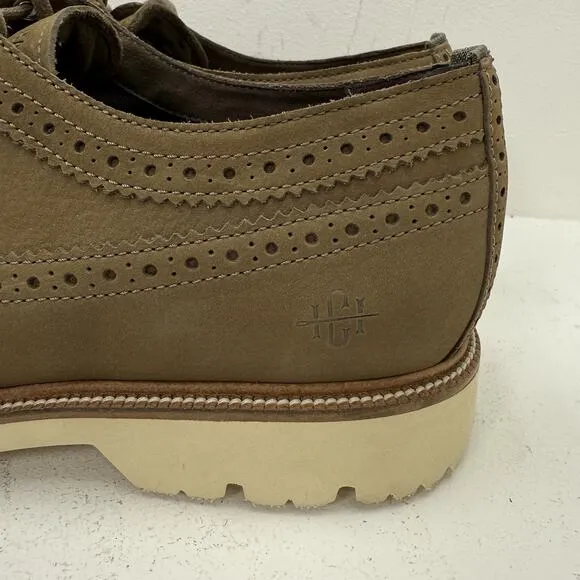 COLE HAAN Brown Rugged Tread American Classics Longwing Oxford Shoes Size 12 M