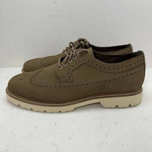 COLE HAAN Brown Rugged Tread American Classics Longwing Oxford Shoes Size 12 M
