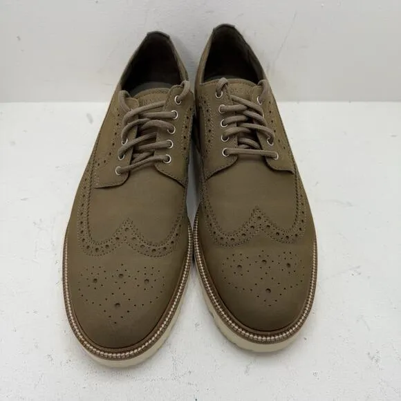 COLE HAAN Brown Rugged Tread American Classics Longwing Oxford Shoes Size 12 M