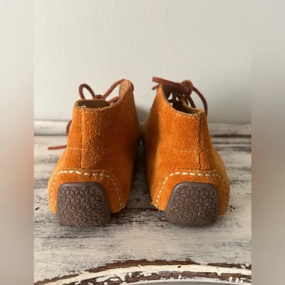 Cole Haan Chukka Camel Suede Boots Men 9.5M Comfort C13104 Preppy Driver Shoes