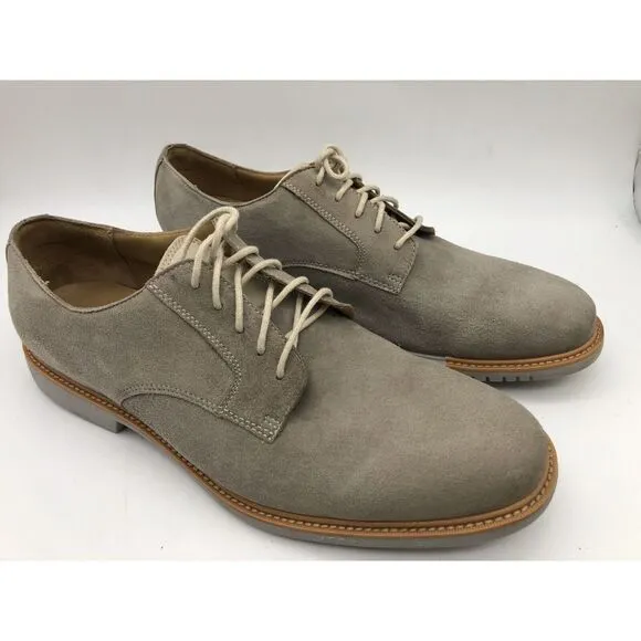 Cole Haan GRAND.OS Great Jones 2 Men's‎ 12 Gray Shoes Nubuck Casual Derby C13799