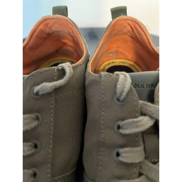 Cole Haan GrandPro 360 Rally Canvas Stone Grey/Dark Fern Men's Casual Shoe Sz13m