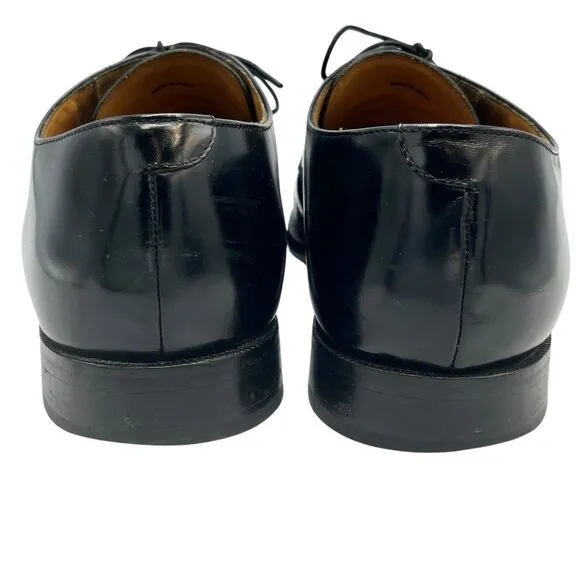 Cole Haan Mens 12 D Calhoun Split Toe Black Leather Oxford Dress Shoes Formal