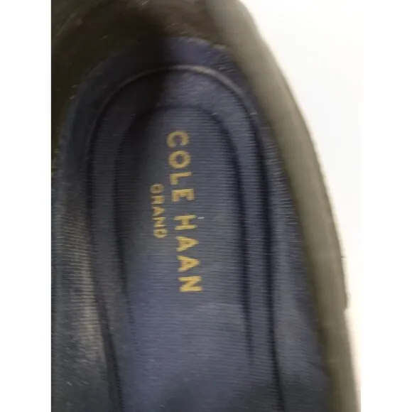 Cole Haan Mens Grand Camden Venetian Loafer Size 9.5 Gray Slip On Comfort Shoes