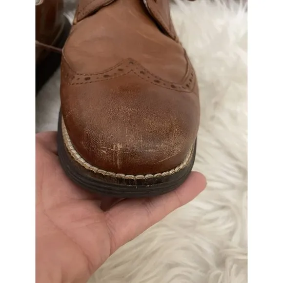 Cole Haan Men's Sz 10M‎ ZEROGRAND Wingtip Oxford Shoes Brown C26472