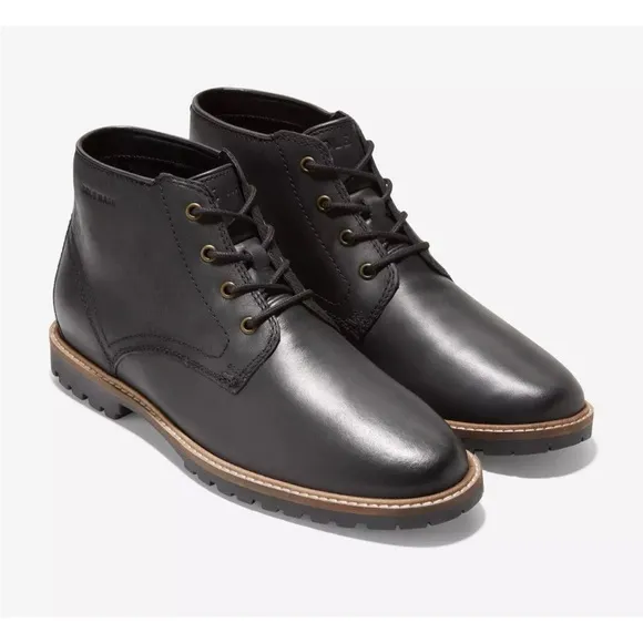 Cole Haan Nathan Dress Casual Leather Chukka Boots NWT