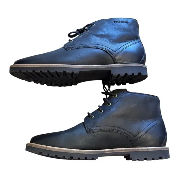 Cole Haan Nathan Dress Casual Leather Chukka Boots NWT