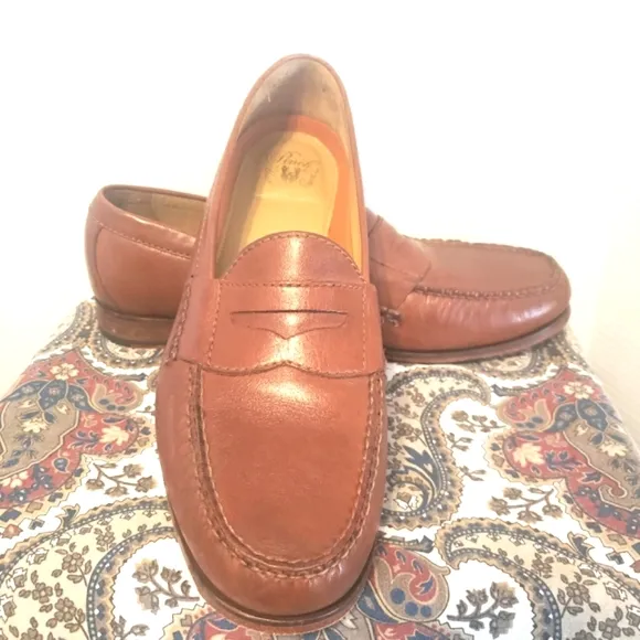 Cole Haan Pinch Grand C12760 Penny Loafers Slip On Men's 11 M Brown Leather
