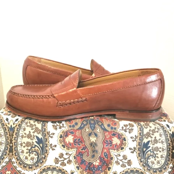 Cole Haan Pinch Grand C12760 Penny Loafers Slip On Men's 11 M Brown Leather