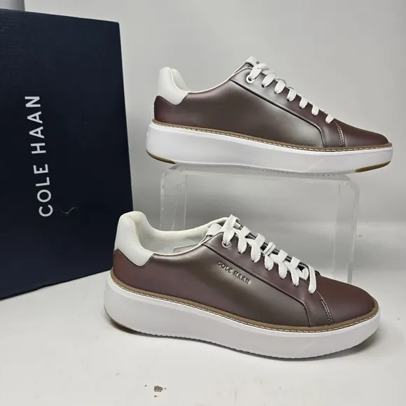 Cole Haan Women's 7.5 GrandPro Topspin Platform Sneakers Multi Iridescent