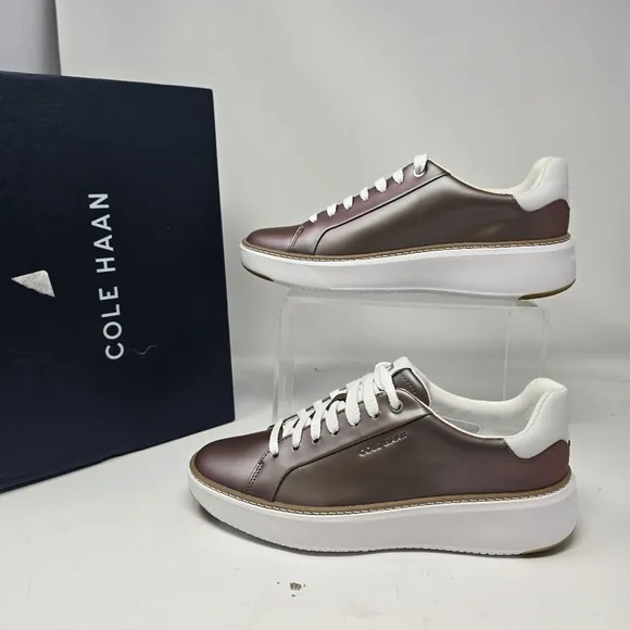 Cole Haan Women's 7.5 GrandPro Topspin Platform Sneakers Multi Iridescent