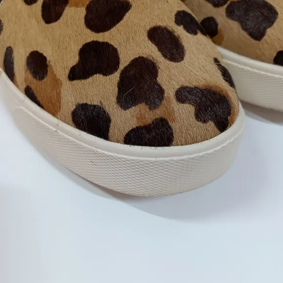 Cole Haan Wide GrandPro Spectator Leopard Hair Calf Slip On Shoes Sneakers 7½C