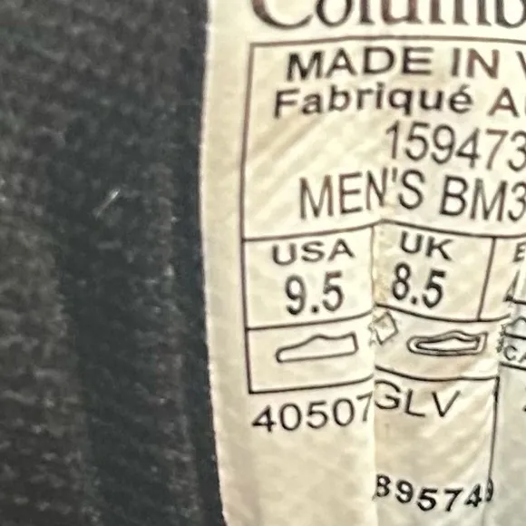 Columbia Lace-up size 9.5 Boots