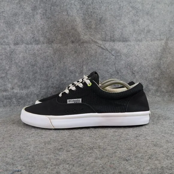 Columbia Shoes Mens 8.5 Athletic Slack Tide Lace Sneakers PFG Water Casual Black