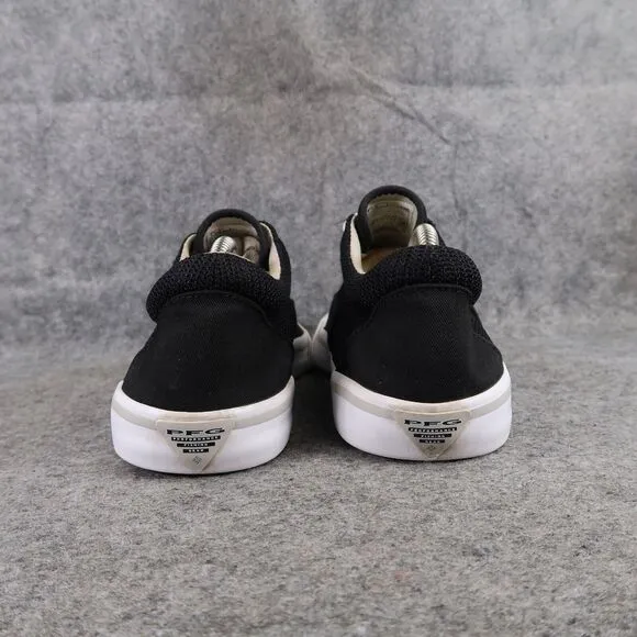 Columbia Shoes Mens 8.5 Athletic Slack Tide Lace Sneakers PFG Water Casual Black