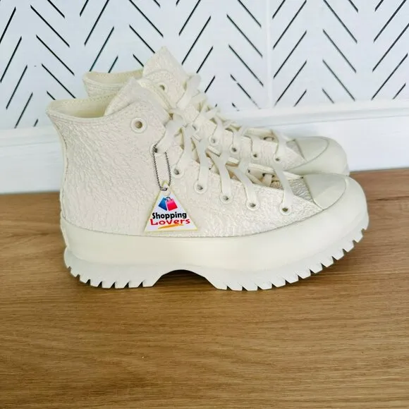 🤩Converse 7 Women's Sneakers Chuck Taylor Lugged 2.0 Jacquard High Top A00876C