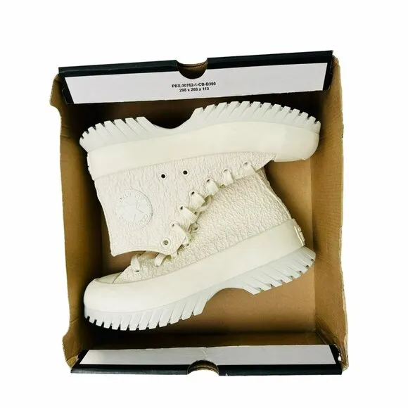 🤩Converse 7 Women's Sneakers Chuck Taylor Lugged 2.0 Jacquard High Top A00876C
