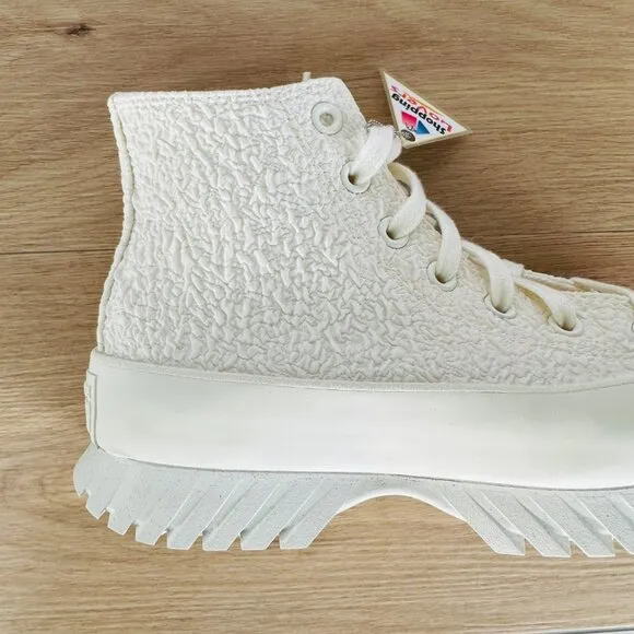 🤩Converse 7 Women's Sneakers Chuck Taylor Lugged 2.0 Jacquard High Top A00876C