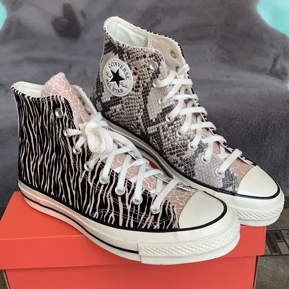 CONVERSE CHUCK 70 HI BLACK/EGRET/CHAMPAGNE TAN MEN
