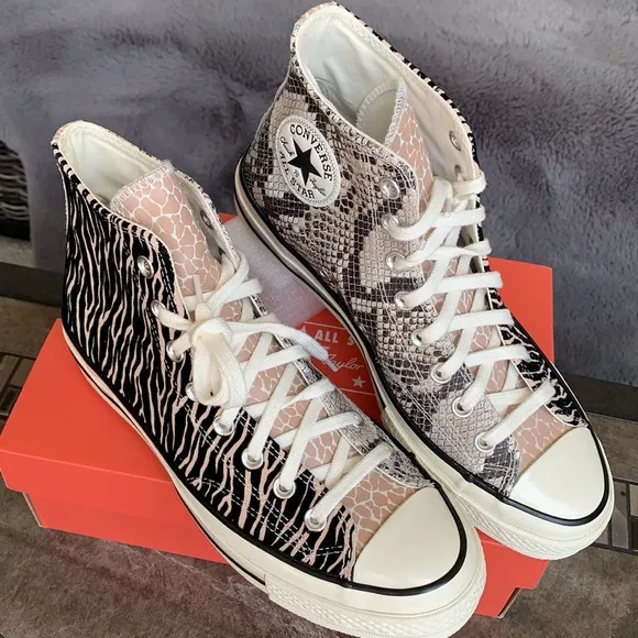CONVERSE CHUCK 70 HI BLACK/EGRET/CHAMPAGNE TAN MEN