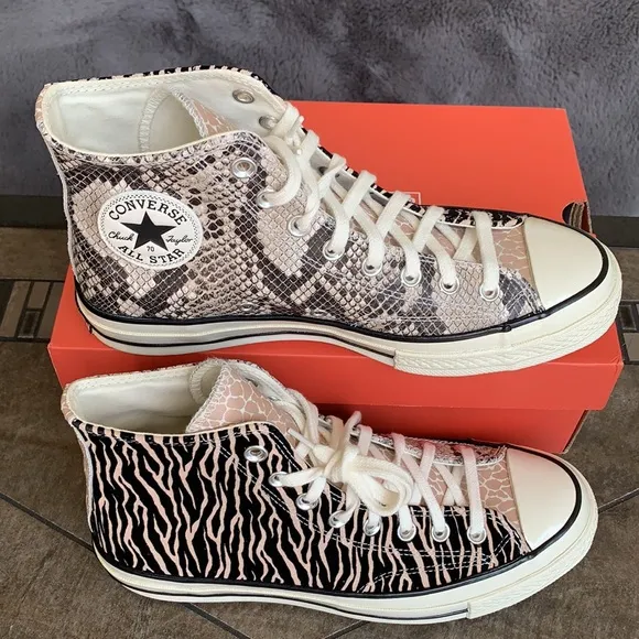 CONVERSE CHUCK 70 HI BLACK/EGRET/CHAMPAGNE TAN MEN