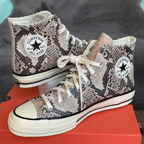 CONVERSE CHUCK 70 HI BLACK/EGRET/CHAMPAGNE TAN MEN