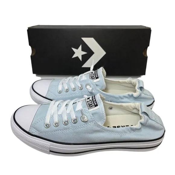 Converse Chuck Taylor All Star Shoreline Womens Size 11 Low Profile Light Blue