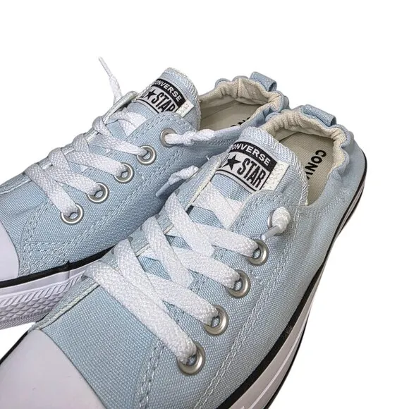Converse Chuck Taylor All Star Shoreline Womens Size 11 Low Profile Light Blue