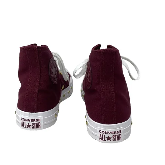 Converse Chuck Taylor High Top Bordeaux Shoes Casual Women Size Sneakers A07906F