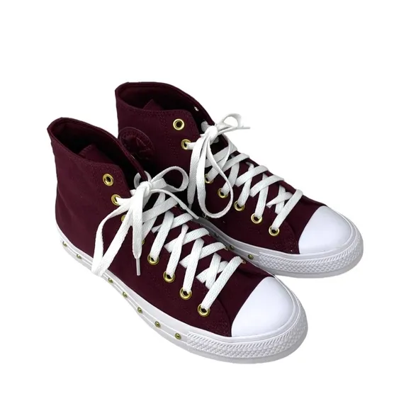 Converse Chuck Taylor High Top Bordeaux Shoes Casual Women Size Sneakers A07906F