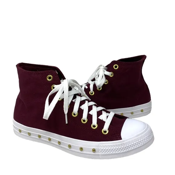 Converse Chuck Taylor High Top Bordeaux Shoes Casual Women Size Sneakers A07906F