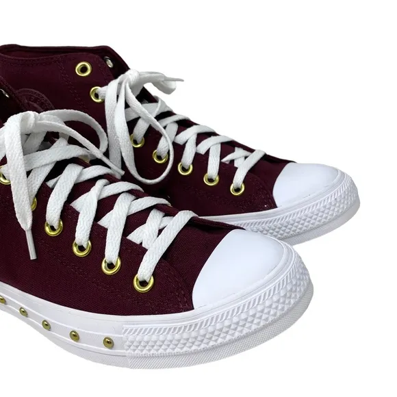 Converse Chuck Taylor High Top Bordeaux Shoes Casual Women Size Sneakers A07906F