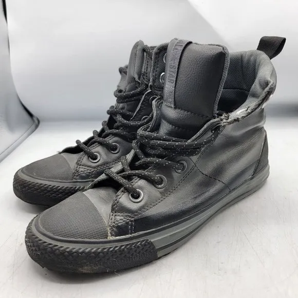 Converse Chuck Taylor Kids 4 Black Boots Storm Wind Casual School 650007C