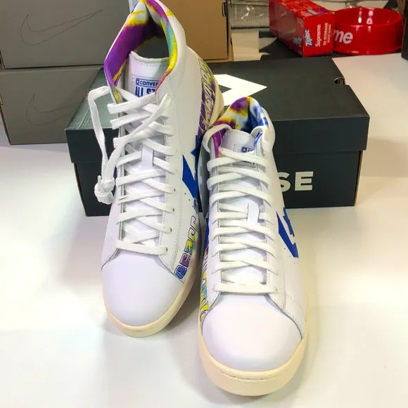 Converse Pro Leather Hi Mens Sz 10 Sneakers ☮️❤️🏀