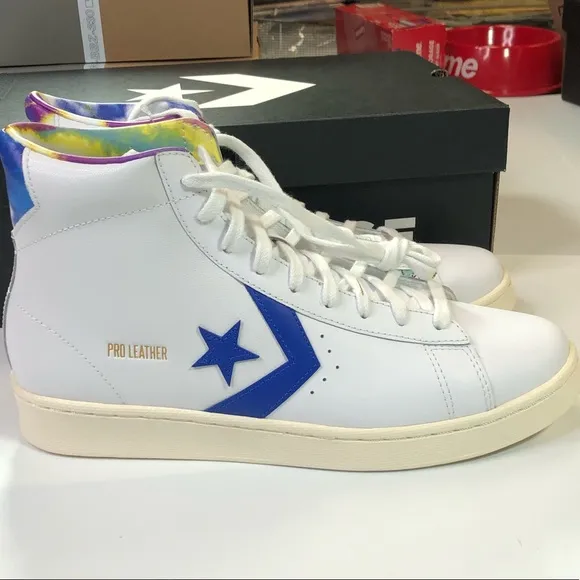 Converse Pro Leather Hi Mens Sz 10 Sneakers ☮️❤️🏀