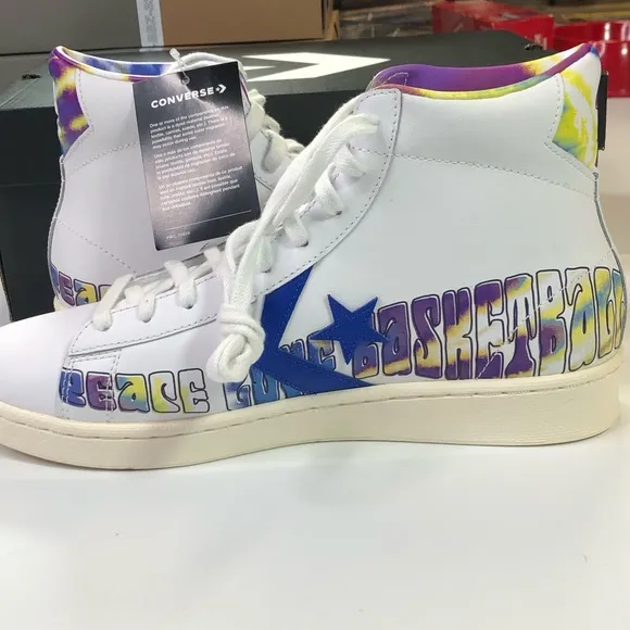 Converse Pro Leather Hi Mens Sz 10 Sneakers ☮️❤️🏀
