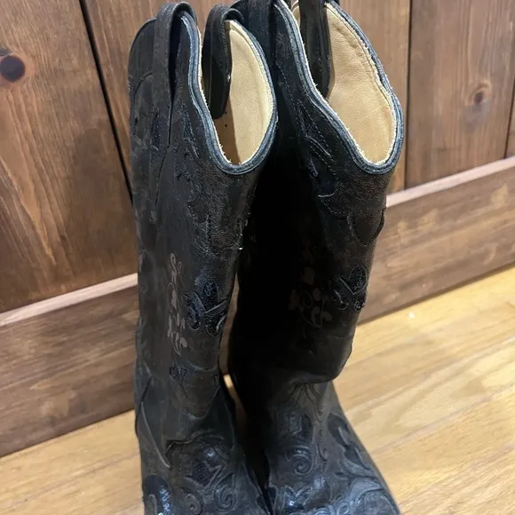 Corral Black Western Boots