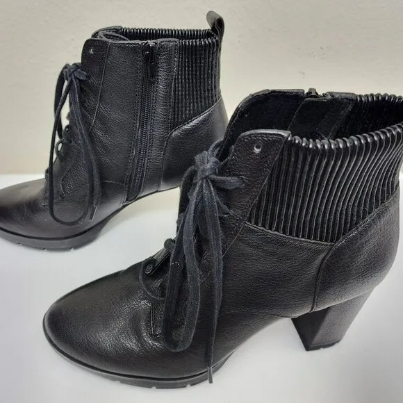 Corso Como Womens Ryman Black Leather Boots Size 8.5M NEW
